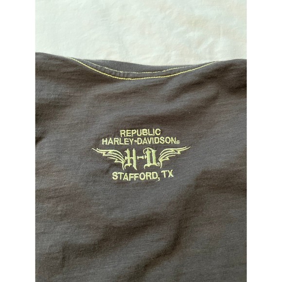 Women's Medium Harley Davidson Dark Grey Shirt - Picture 5 of 10